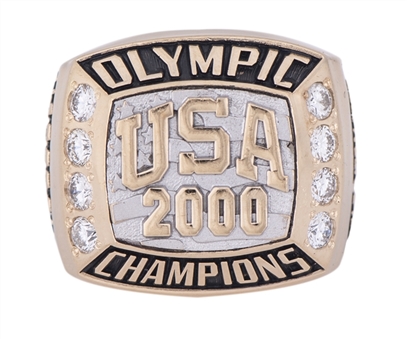 2000 USA Olympic Basketball Gold Medal Ring
